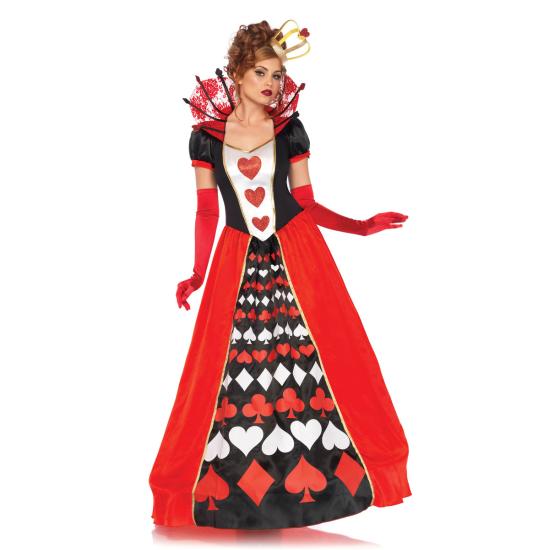 Disfraz de reina de corazones señorial para mujer Disfraz de reina de corazones señorial para mujer