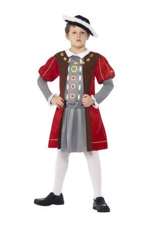 Disfraz de rey Henry VIII Horrible Histories para niño