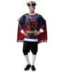 Disfraz de Rey Medieval azul para hombre