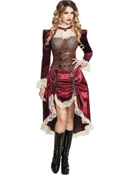 Disfraz de señorita Steampunk para mujer
