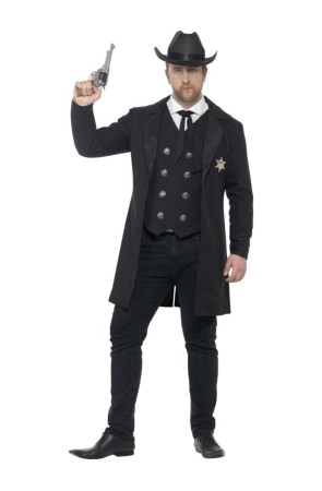 Disfraz de Sheriff Pat Garrett para hombre
