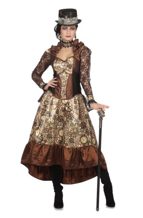Disfraz de Steampunk Elegante adulta