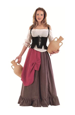 Disfraz Tabernera Medieval Eliana talla adulta