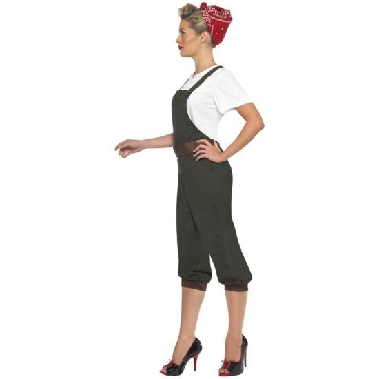 Disfraz Trabajadora Pin Up 2 Guerra Mundial para mujer