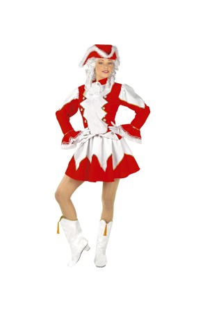 Disfraz Majorette Roja para adulta