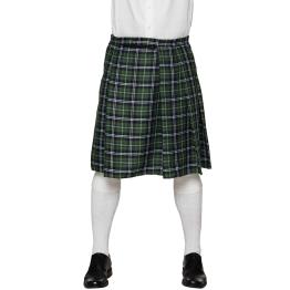 Falda Escocesa Verde para adulto