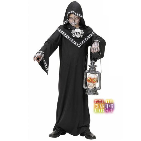 Farol de calavera con ojos de color cambiante