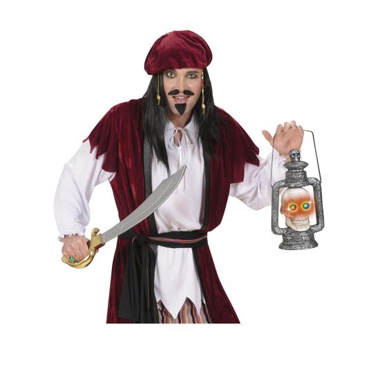 Farol de calavera con ojos de color cambiante