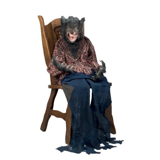 Figura de hombre lobo decorativa