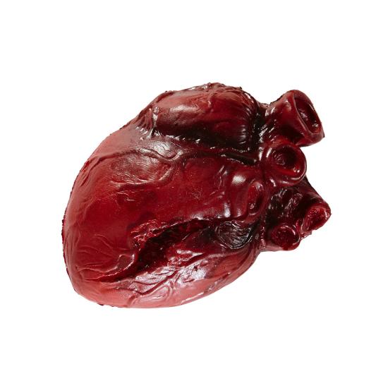 Figura decorativa de corazón sangriento