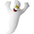 Figura decorativa de fantasma hinchable (48x44cm)