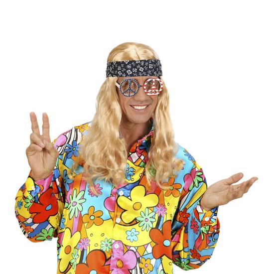 Gafas americanas paz y amor para adulto