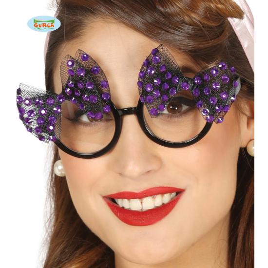 Gafas con Lazos Morados.