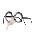 Gafas de bruja con nariz y cejas negras