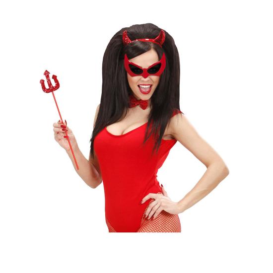 Gafas de diablo rojas