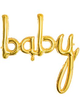 Globo Baby dorado (73 cm)