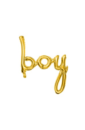 Globo Boy dorado (73 cm)