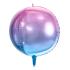 Globo con forma de bola azul y violeta iridiscente - Iridescent Mermaid