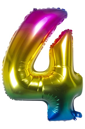 Globo de foil 4 multicolor 86 cm