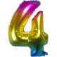 Globo de foil 4 multicolor 86 cm