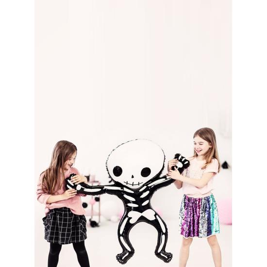 Globo de foil Esqueleto Halloween (84x10 cm)