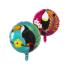 Globo de foil con tucán dos colores (45 cm) - Toucan Party
