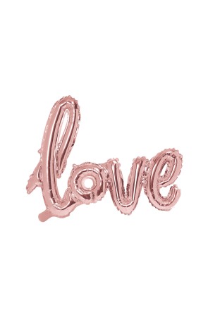 Globo foil " LOVE" oro rosa