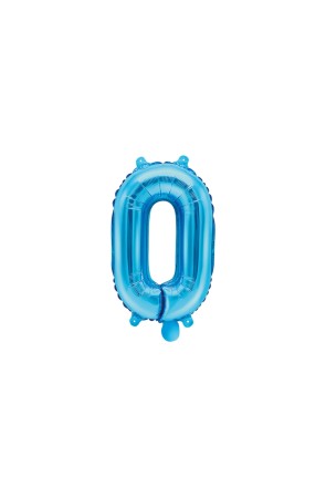 Globo foil "0" azul