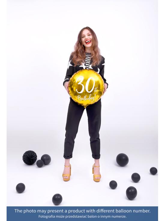 Globo foil "18" dorado