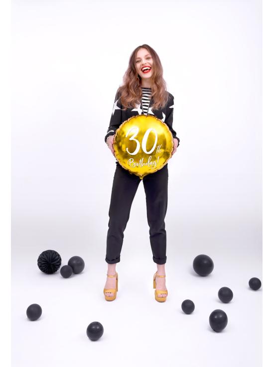 Globo foil "30" dorado