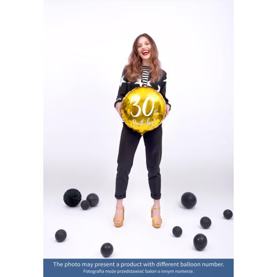 Globo foil "60" dorado