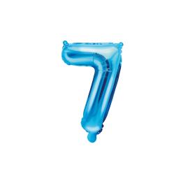 Globo foil "7" azul