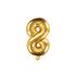 Globo foil "8" en dorado 35 cm
