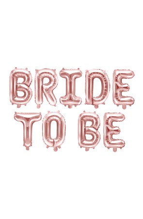 Globo foil "Bride to be"oro rosa