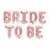 Globo foil "Bride to be"oro rosa