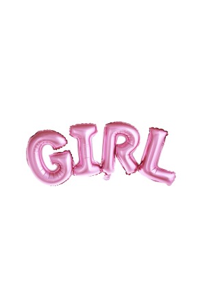 Globo foil "GIRL" rosa