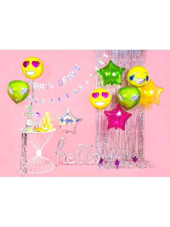 Globo foil "Hello" plateado