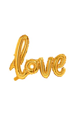 Globo foil "Love" dorado