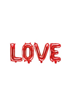 Globo foil "Love" rojo