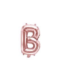 Globo foil letra B oro rosa (35 cm)