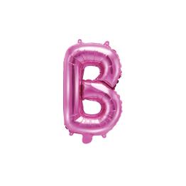 Globo foil letra B rosa oscuro (35 cm)