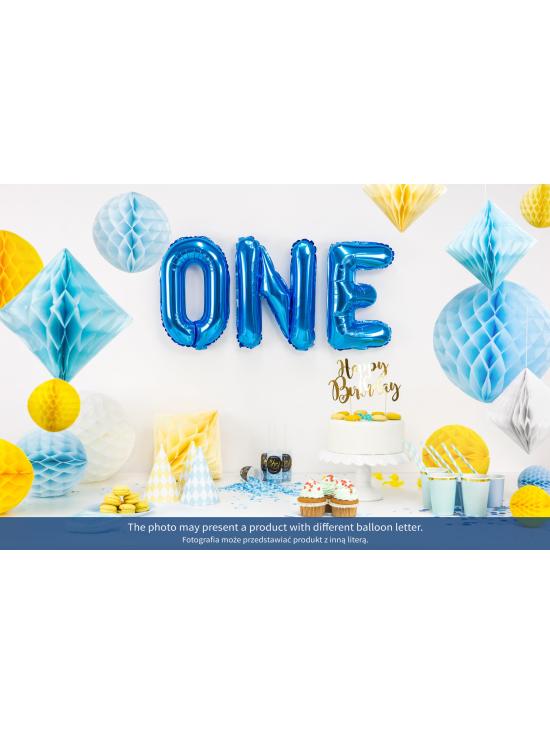 Globo foil letra C azul