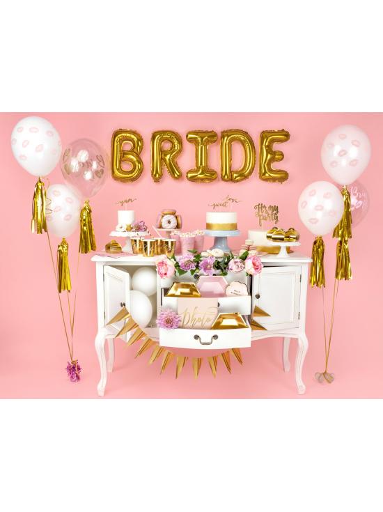 Globo foil letra E dorado (35 cm)