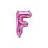 Globo foil letra F rosa oscuro (35 cm)