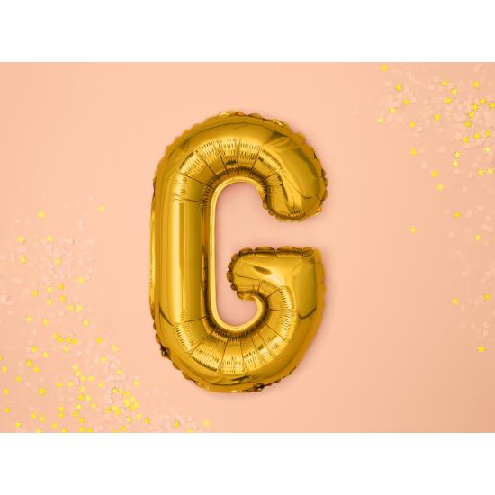 Globo foil letra G dorado