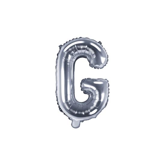 Globo foil letra G plateado Globo foil letra G plateado