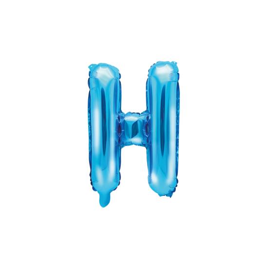 Globo foil letra H azul Globo foil letra H azul