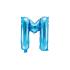 Globo foil letra M azul