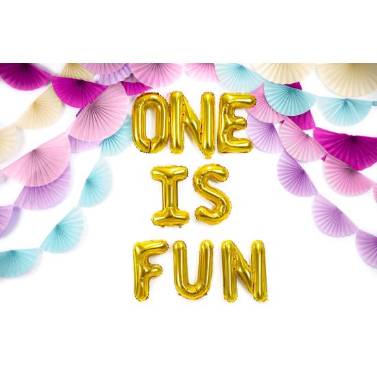 Globo foil letra S dorado