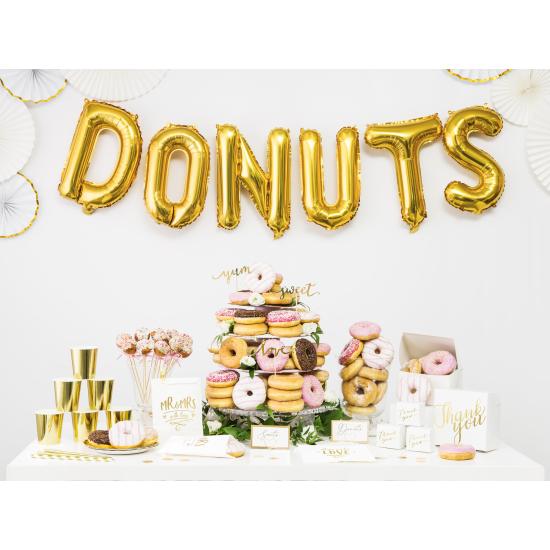 Globo foil letra S dorado